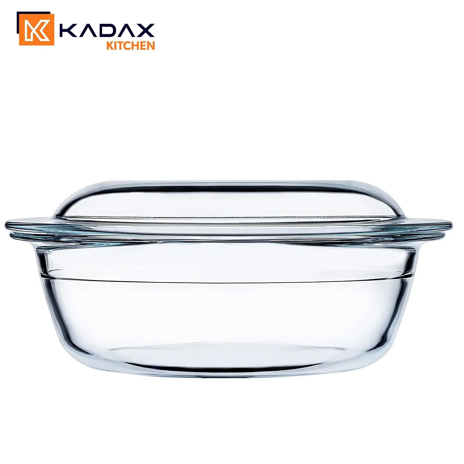 Форма для запікання KADAX 2.2 л кругла з термостійкого скла з кришкою, фото №8