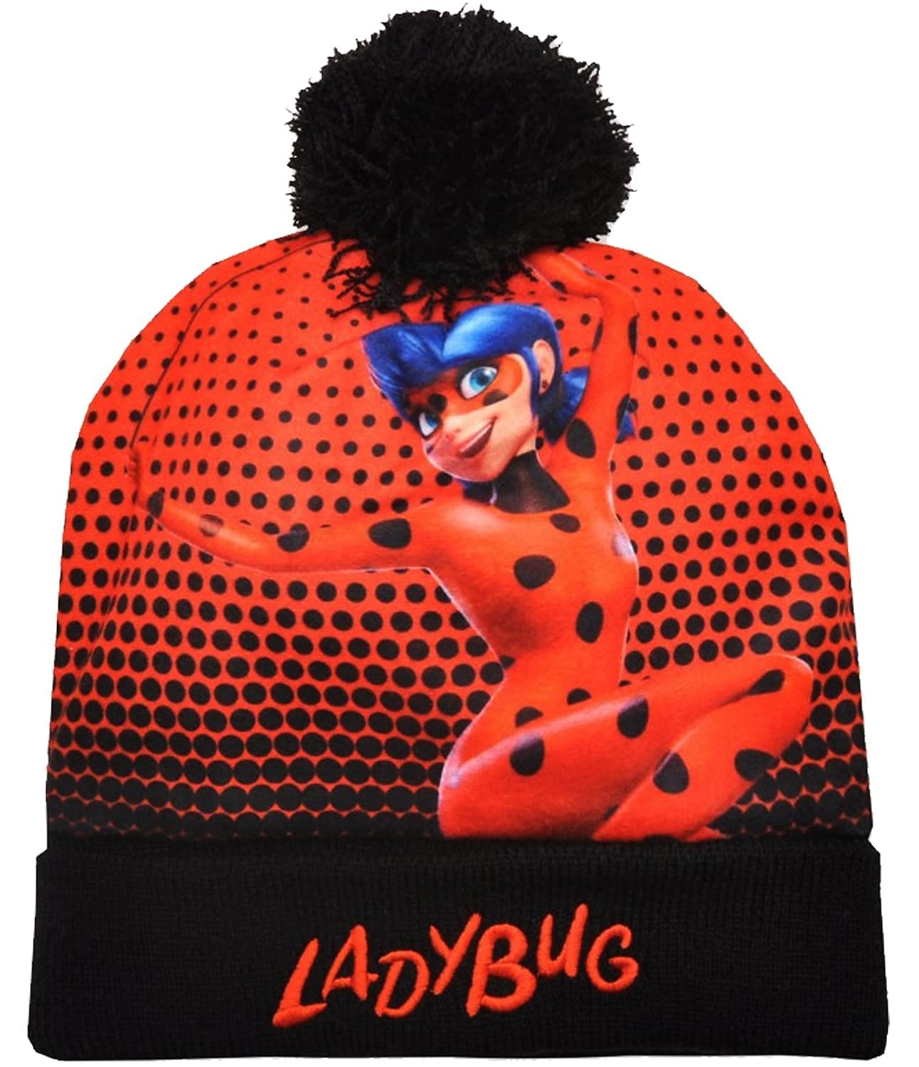 Зимова шапка Miraculous Ladybug для дівчат, фото №1