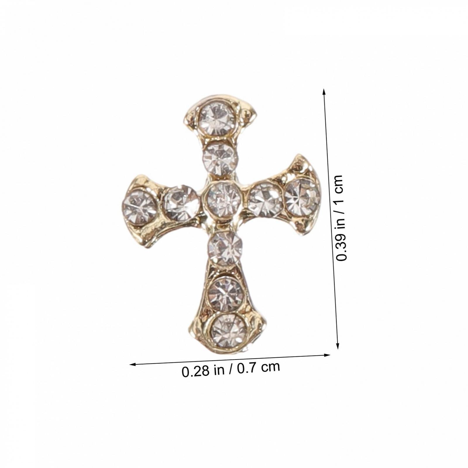 Подвеска для ногтей WOONEKY Крест 80 шт, фото №4