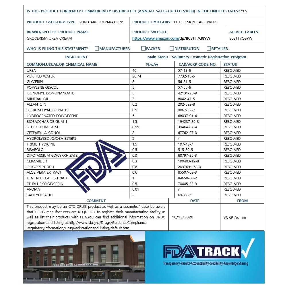 Крем Urea Cream 40% с гиалуроновой кислотой и чайным деревом 150 г, фото №4