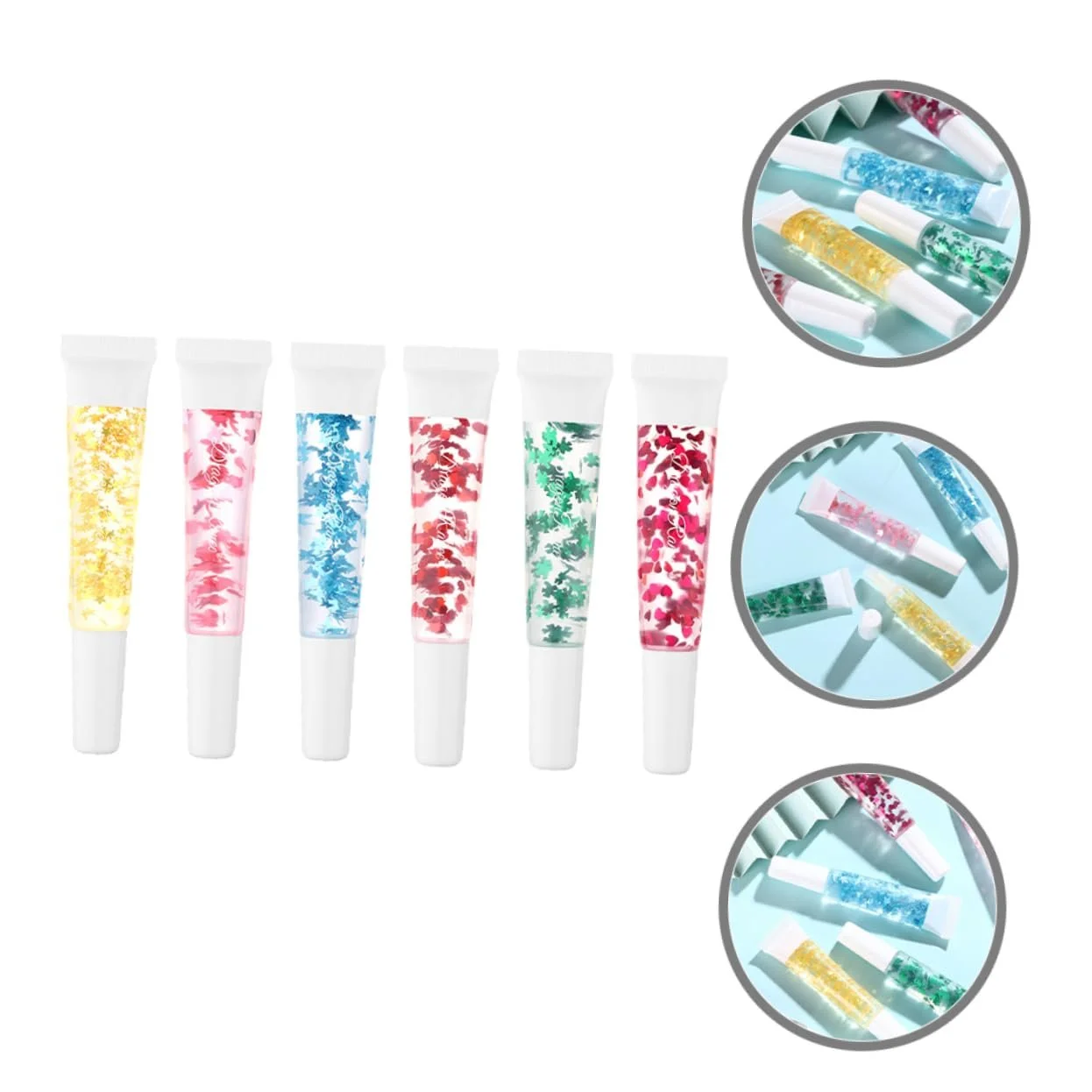 Блиск для губ Outanaya Набір 6 зволожуючий безбарвний, фото №6