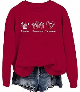 Свитшот Freedom Democracy Tolerance - Фото 1