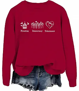 Свитшот Freedom Democracy Tolerance - Фото 1