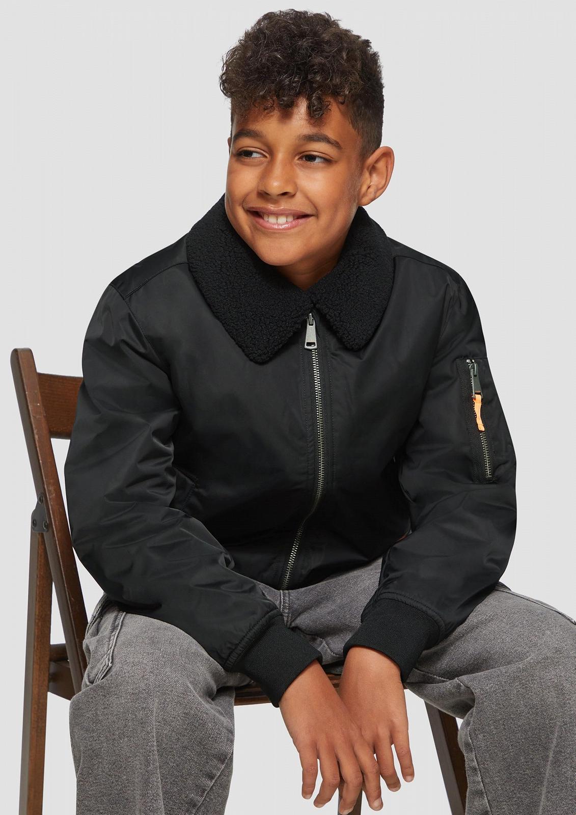 Куртка s.Oliver Blouson со съёмным воротником Teddy для мальчиков, фото №2 Куртка s.Oliver Blouson со съёмным воротником Teddy для мальчиков, фото №2