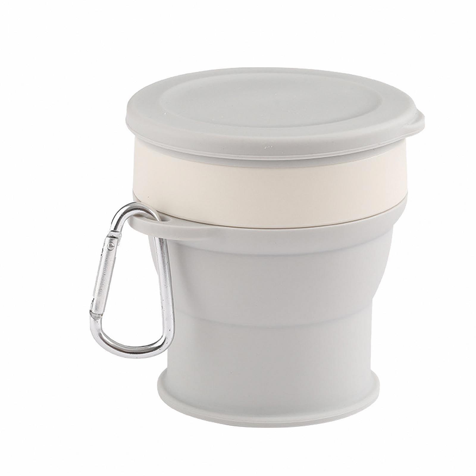 Складная кемпинговая кружка 250 мл, силиконовая телескопическая кемпинговая кружка - многоразовая портативная кружка, фото №7