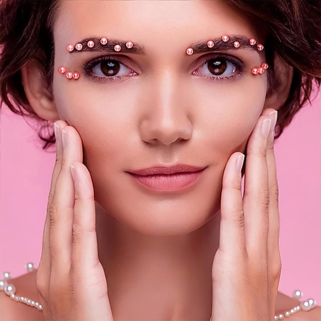 Набір Самоклеючих Блискучих Стразів Кристалічні Стрази, фото №3