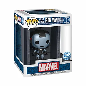 Колекційна вінілова фігурка Funko Pop! Deluxe Marvel HOA MK11 War Machine Metallic - Фото 1