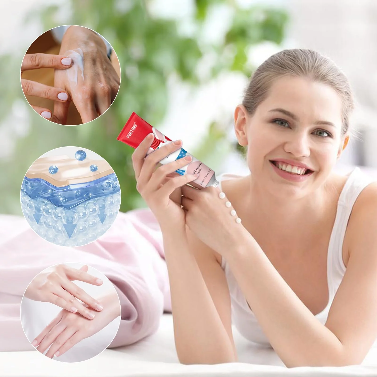 Крем для рук FURTIME Mini Set, 10 шт. Міні-крем для рук різдвяний набір для дуже сухої шкіри, фото №6