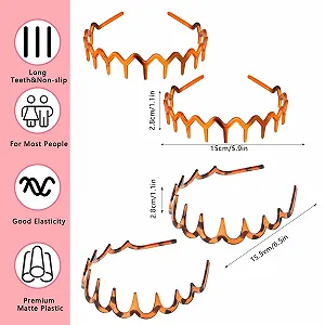 Пластиковый обруч для волос Non Slip с расческой synthetic.ua - Фото 1