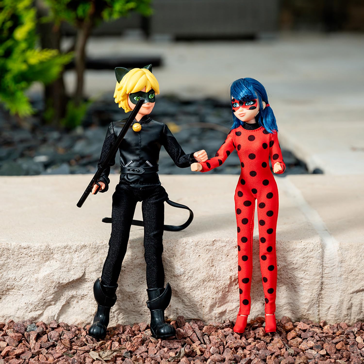 Лялька BANDAI Miraculous Ladybug Ladybug та Cat Noir 26 см, фото №3