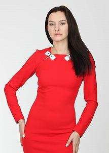 Платье Enna Levoni S Красный (ND-1801-2-Red) synthetic.ua - Фото 1