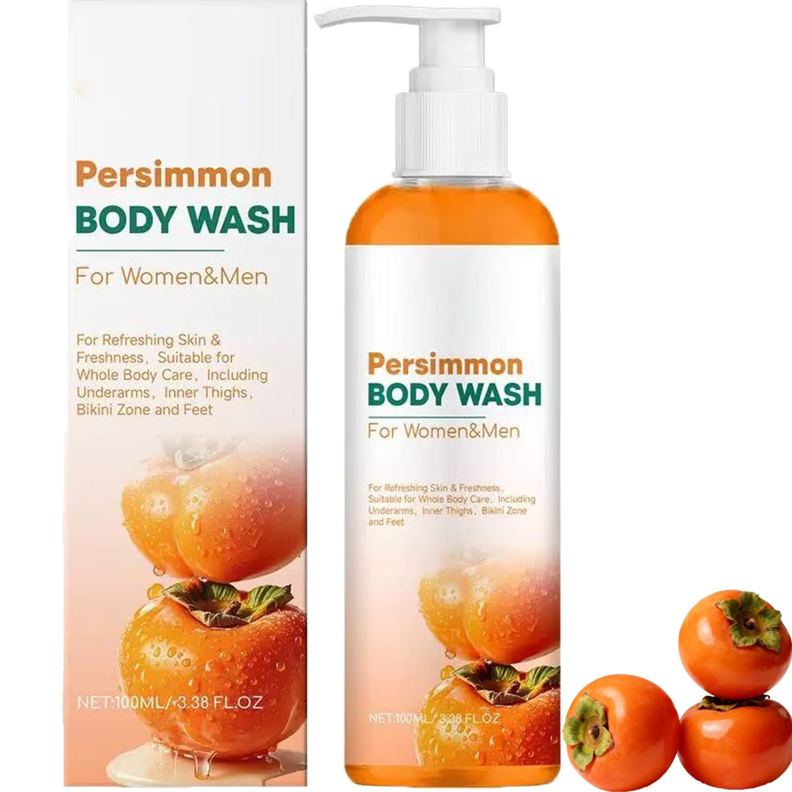 Гель для душу з хурмою для усунення запаху тіла 1 шт., фото №1