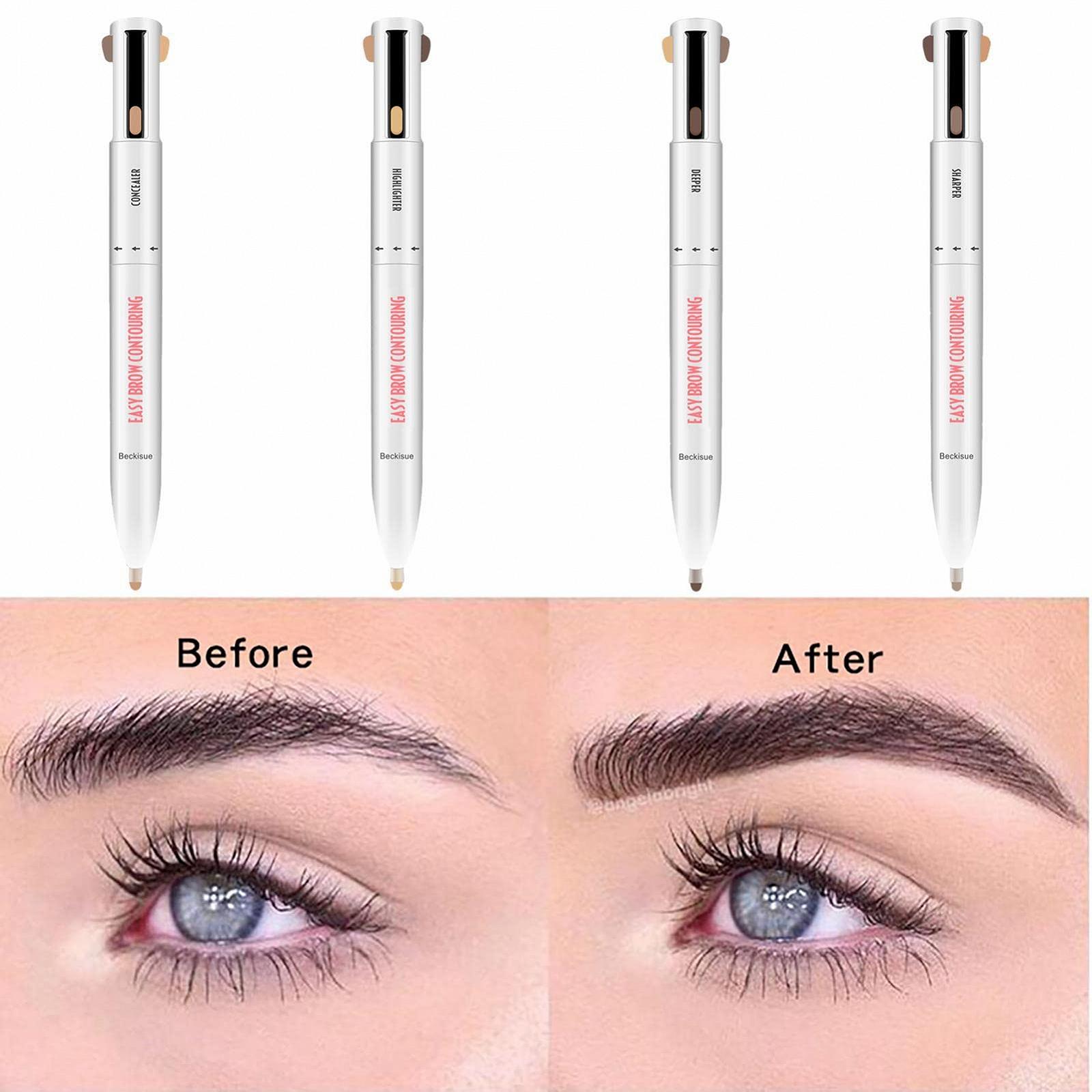 Олівець для брів Rosixehird Eye Makeup - Компактний Водонепроникний та Захищений від Поту, фото №7