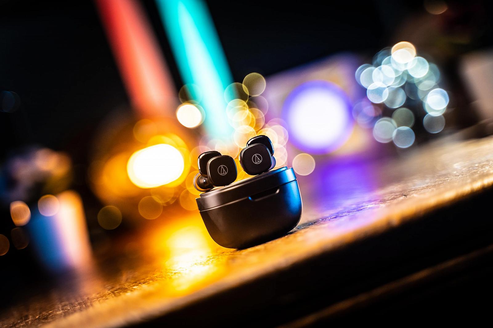 Навушники Audio-Technica ATH-SQ1TW Бездротові Чорні, фото №6