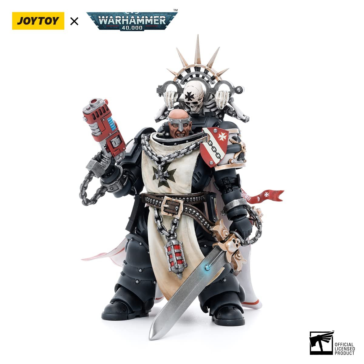 Фигурка Joytoy Warhammer 40K 1/18 Black Templars Marshal Baldeckrath, фото №2