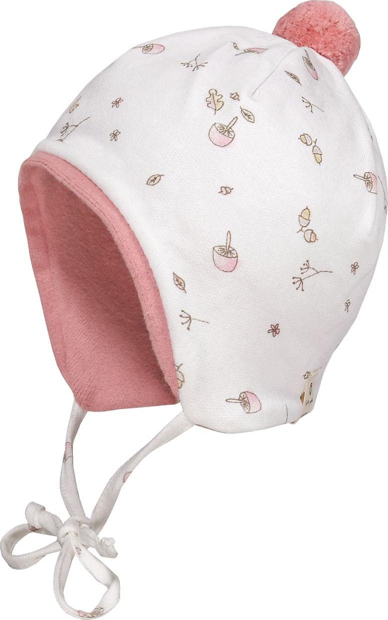 Шапка maximo Осінь-зима Натуральний/Кораловий, 43, фото №1