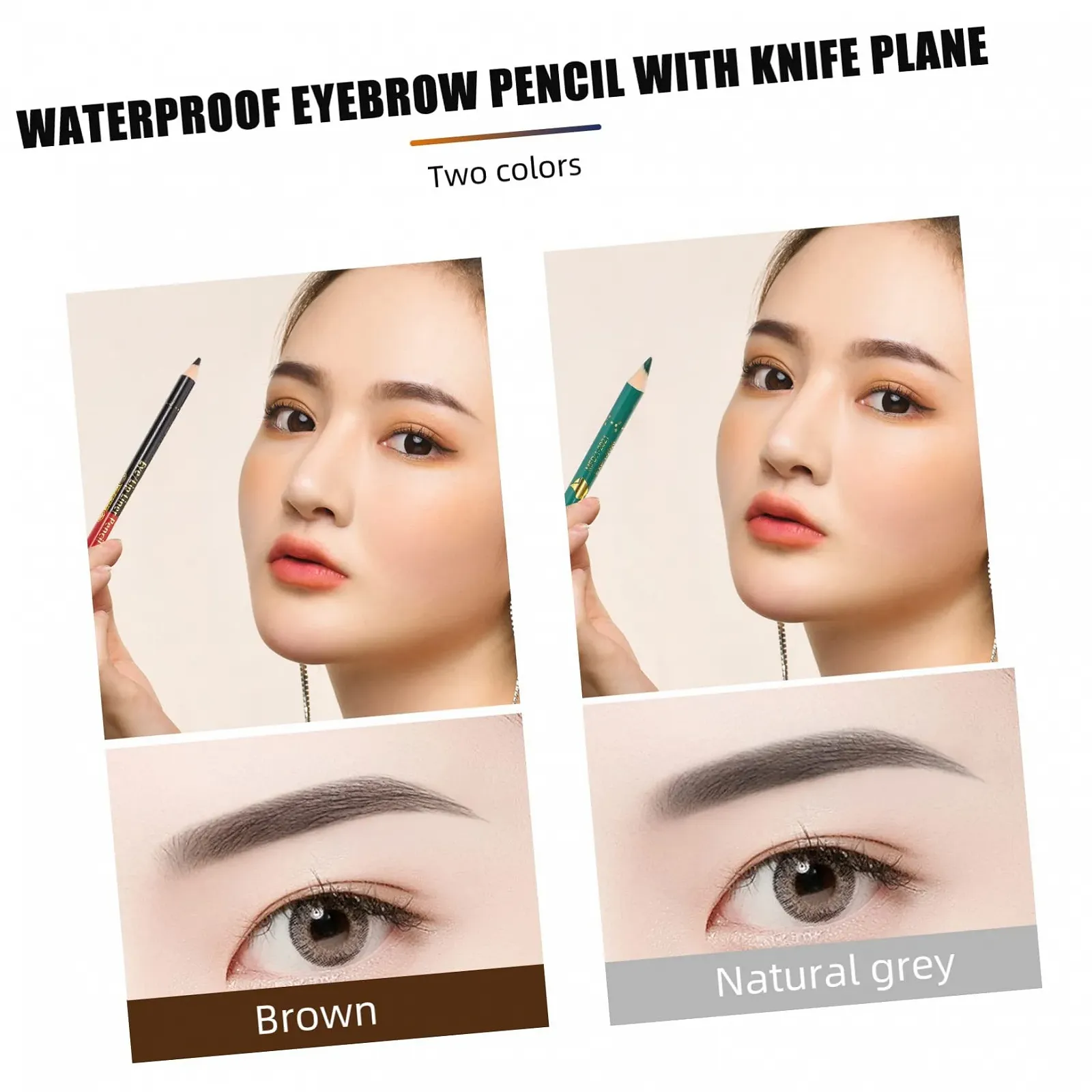 Карандаш для глаз FRCOLOR, черный водостойкий, матовый, двойной, фото №3 Карандаш для глаз FRCOLOR, черный водостойкий, матовый, двойной, фото №3