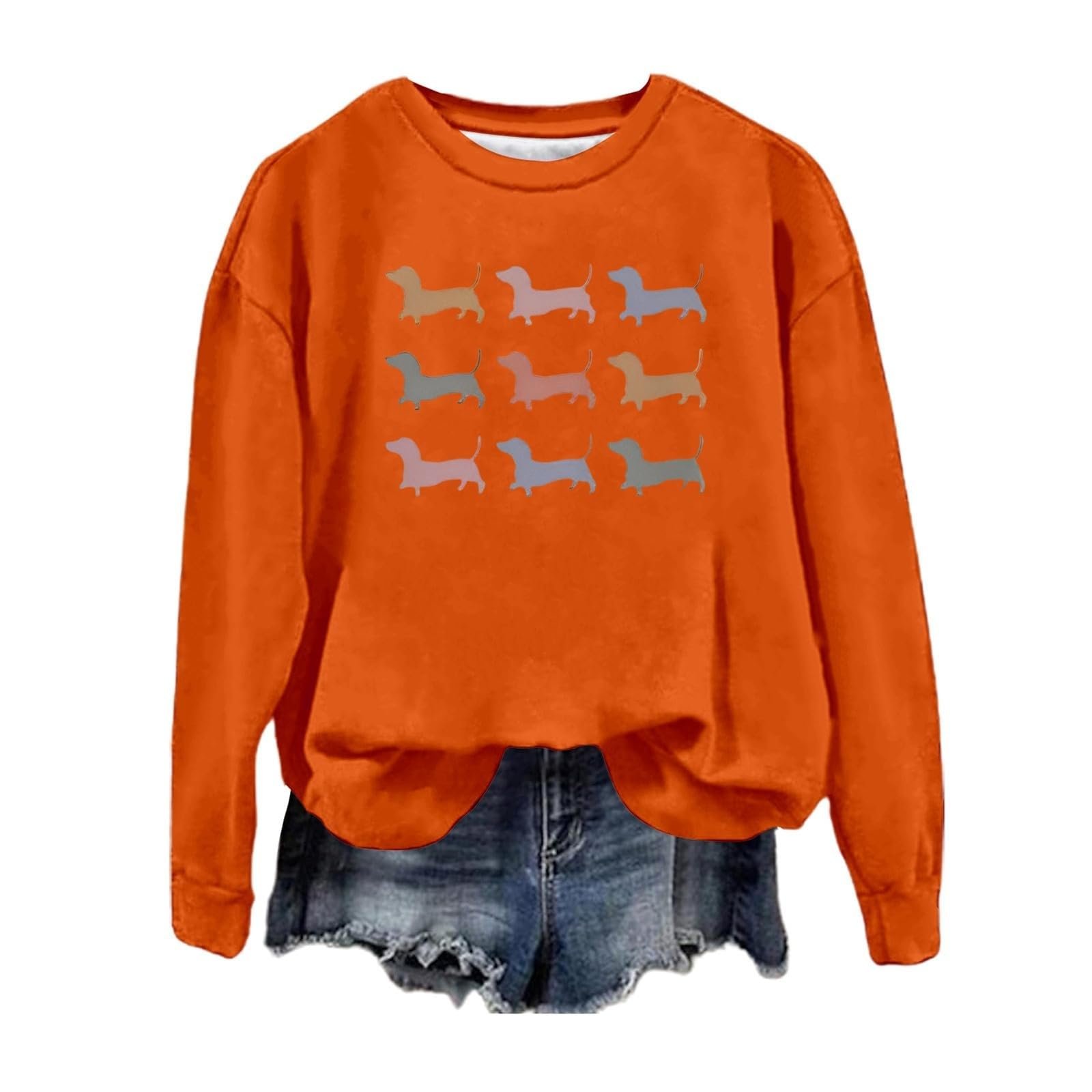 Женский свитшот Lroplie с длинными рукавами, oversized, забавный свитшот с круглым вырезом, графический леопардовый узор, фото №1 Женский свитшот Lroplie с длинными рукавами, oversized, забавный свитшот с круглым вырезом, графический леопардовый узор, фото №1