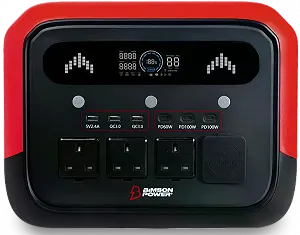 Зарядна станція Bimson Power BP1200PPS 2400 Вт / 1200 Вт / 1024 Вт*год / LiFePO4 / Швидка зарядка synthetic.ua - Фото 1