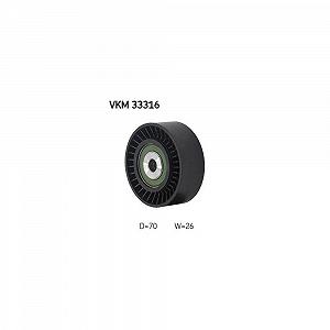 Ролик направляючий/обвідний поліклинового ременя SKF VKM 33316 для CITROËN PEUGEOT, середній - Фото 1