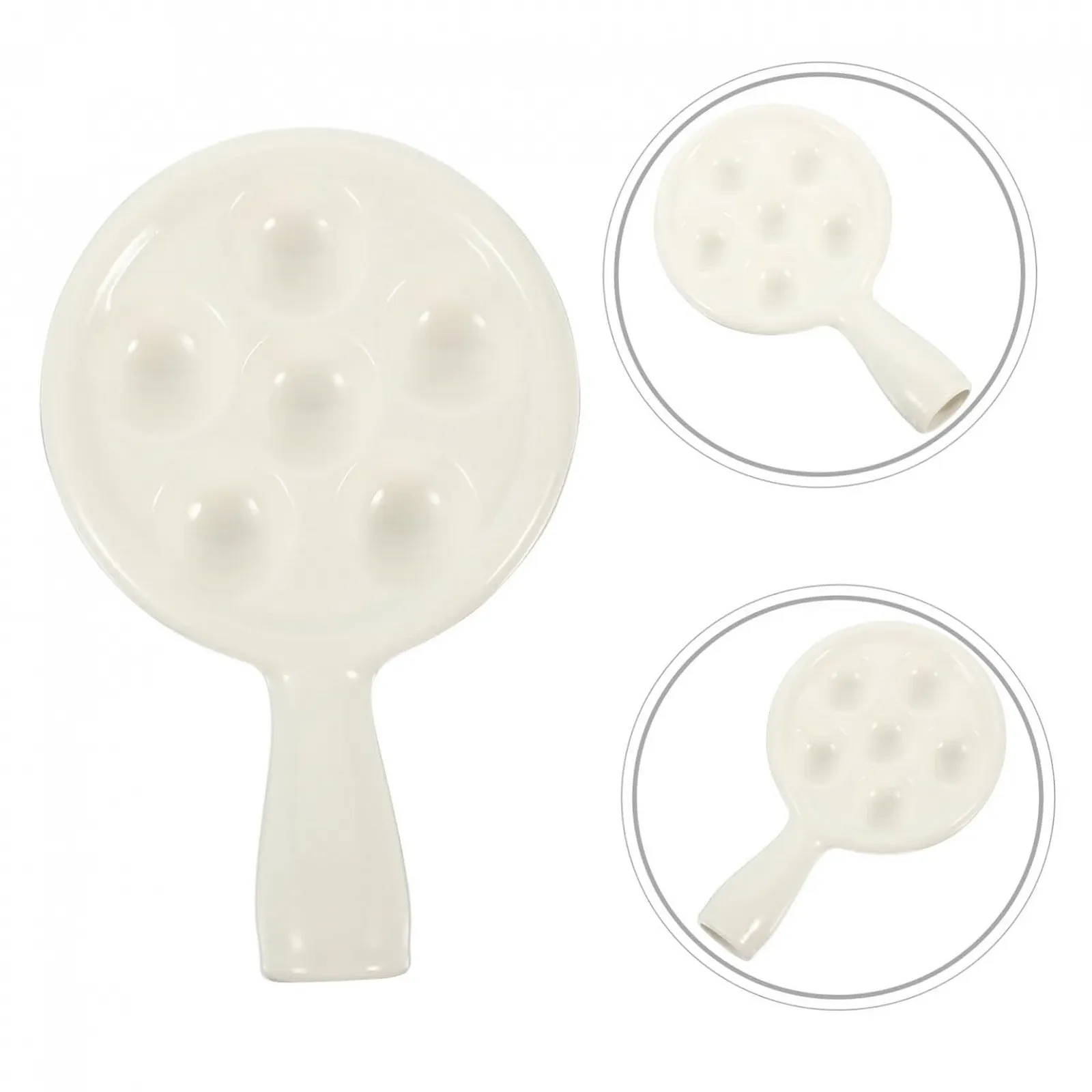 Форма для запікання равликів SOLUSTRE ескарго керамічна антиковзка термостійка для кухні та ресторану, фото №2