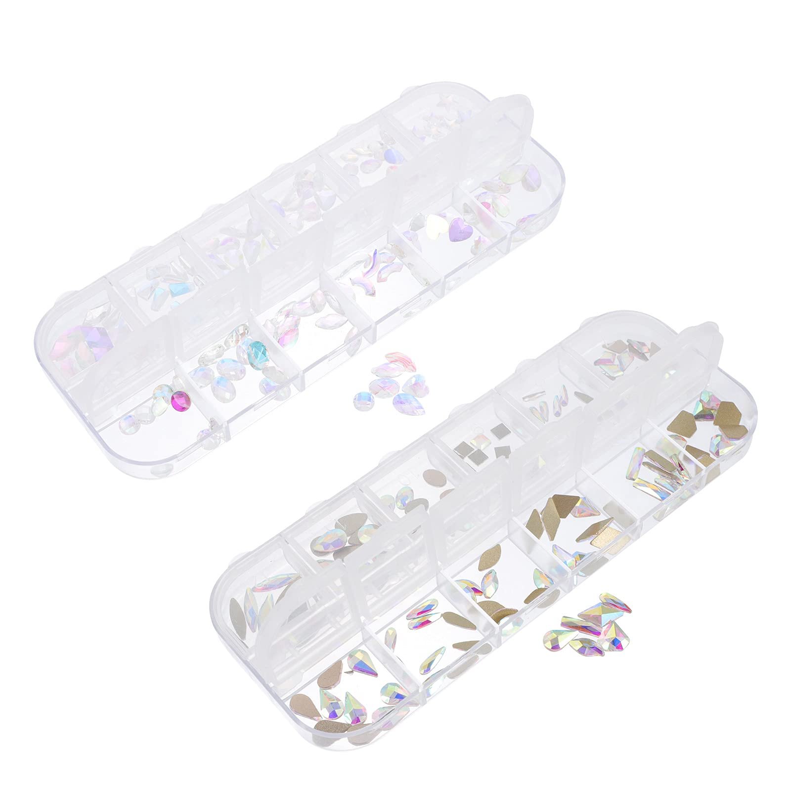 Аксессуары для дизайна ногтей Lurrose с декоративными держателями, DIY украшения для маникюра, стильные украшения для ногтей для ногтей, мобильных телефонов, календарей и прочего, фото №6