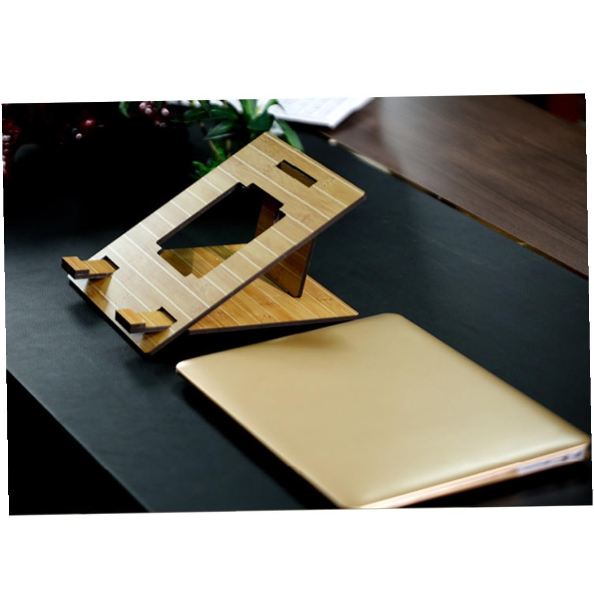 Подставка для ноутбука Деревянная VANZACK Портативная Прочная Практичная, фото №3