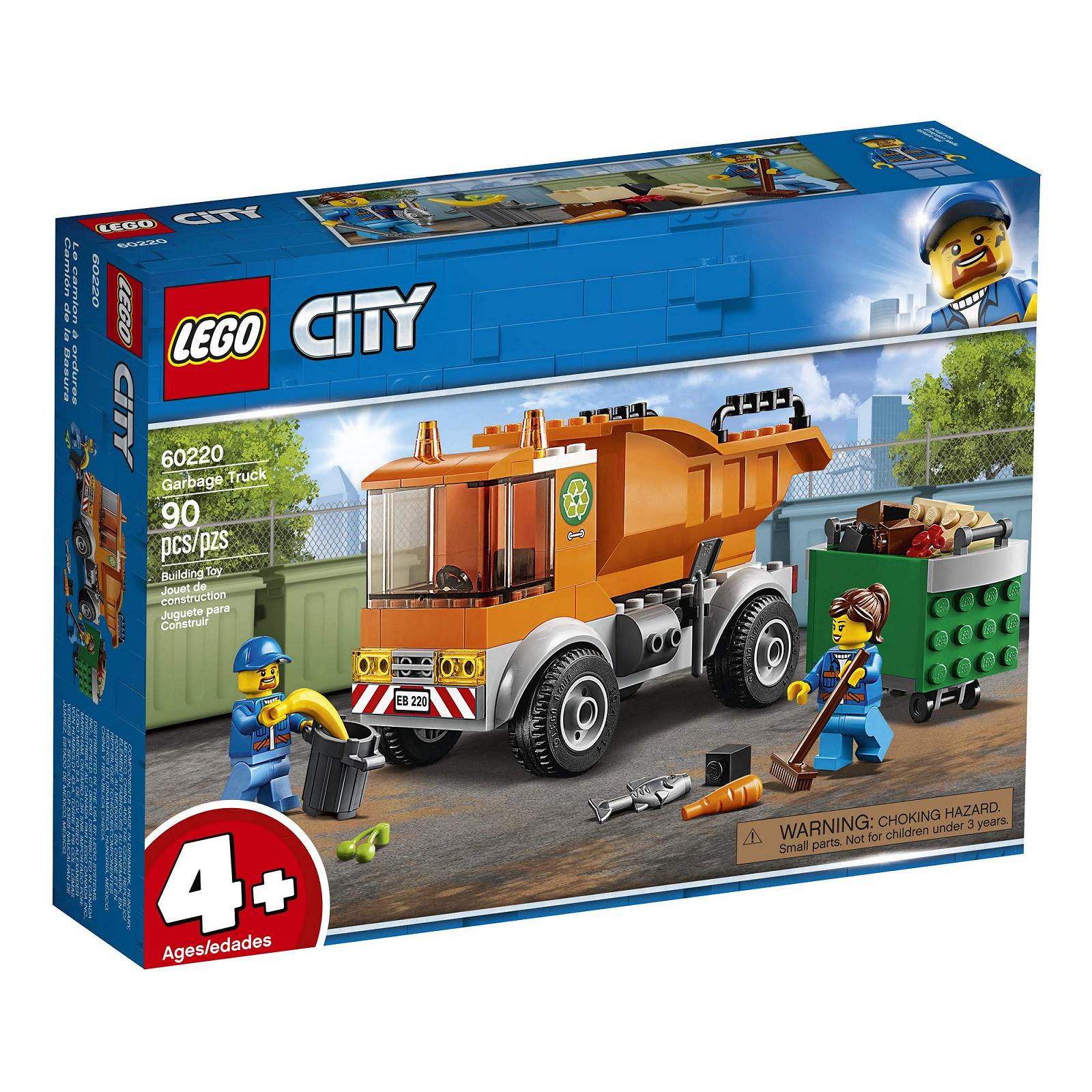 Конструктор LEGO City Great Vehicles Garbage Truck 60220 (90 элементов), фото №4 Конструктор LEGO City Great Vehicles Garbage Truck 60220 (90 элементов), фото №4