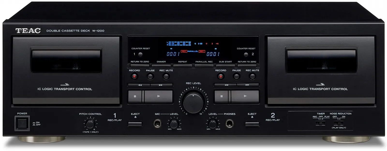 Магнитофон Teac W-1200(B) Черный, фото №1