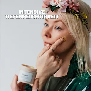 Крем для обличчя 100% Natural Intense Deep Moisture з травами денний та нічний ручної роботи 100% натуральний безводний з бджолиним воском synthetic.ua - Фото 1