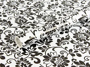 Плівка самоклейна Fablon Heritage Black & White 45 см x 2 м рулон ціна на synthetic.ua - Фото 1 Плівка самоклейна Fablon Heritage Black & White 45 см x 2 м рулон synthetic.ua - Фото 1