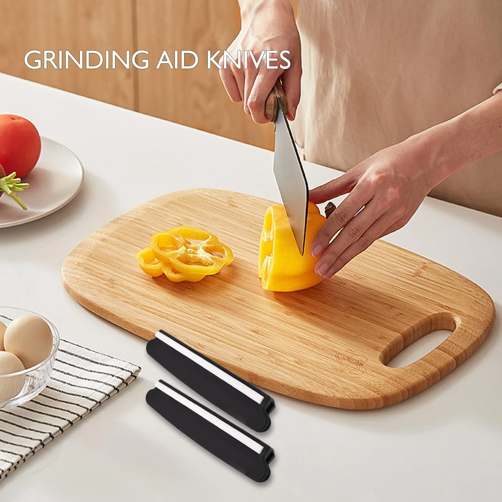 Напрямна для заточування ножів набір 2 шт. чорна, фото №5