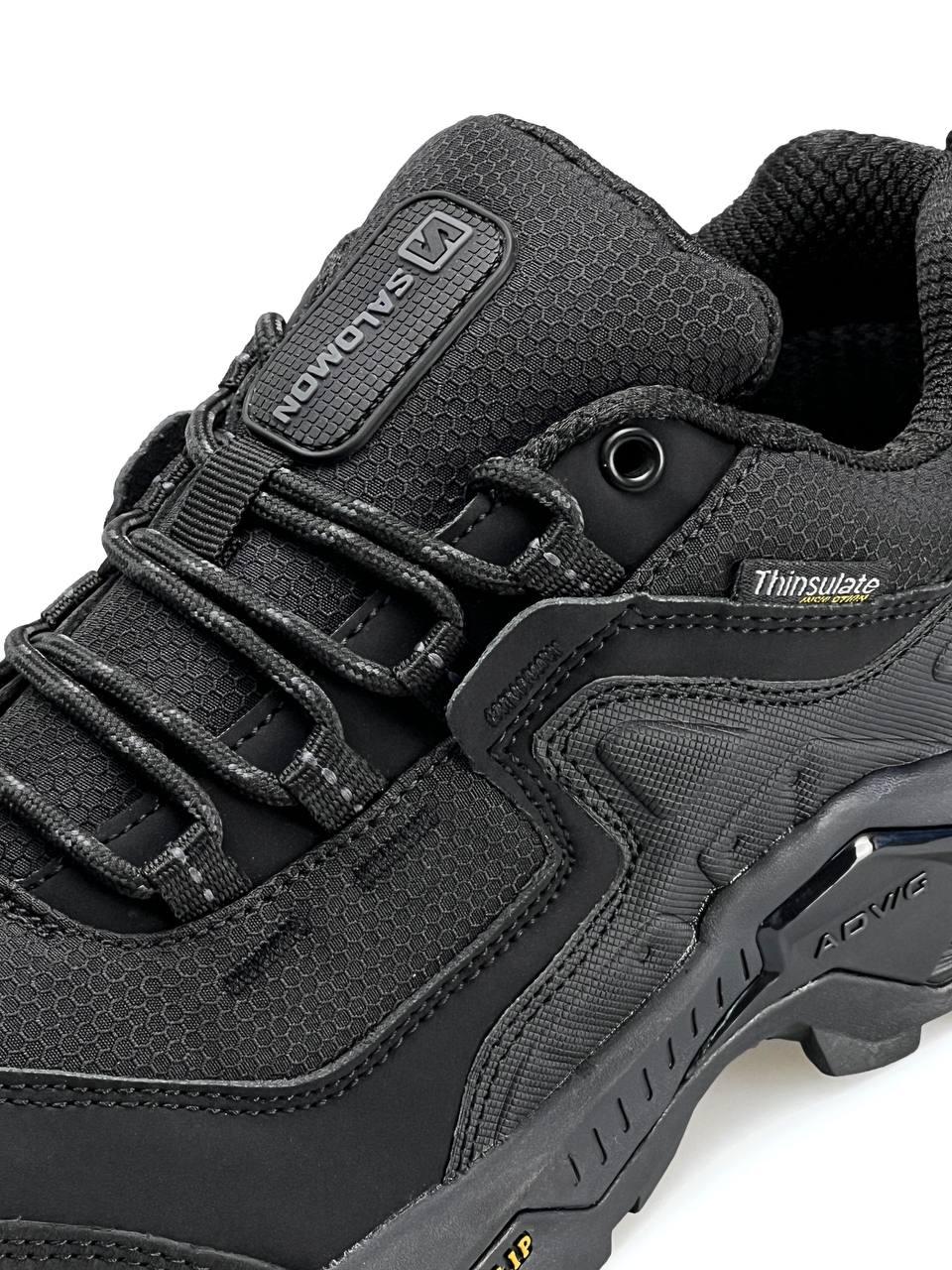Кроссовки мужские Salomon Quest M Element Gtx Gore-Tex черные кроссы демисезонные саломон водонепроницаемые, фото №3