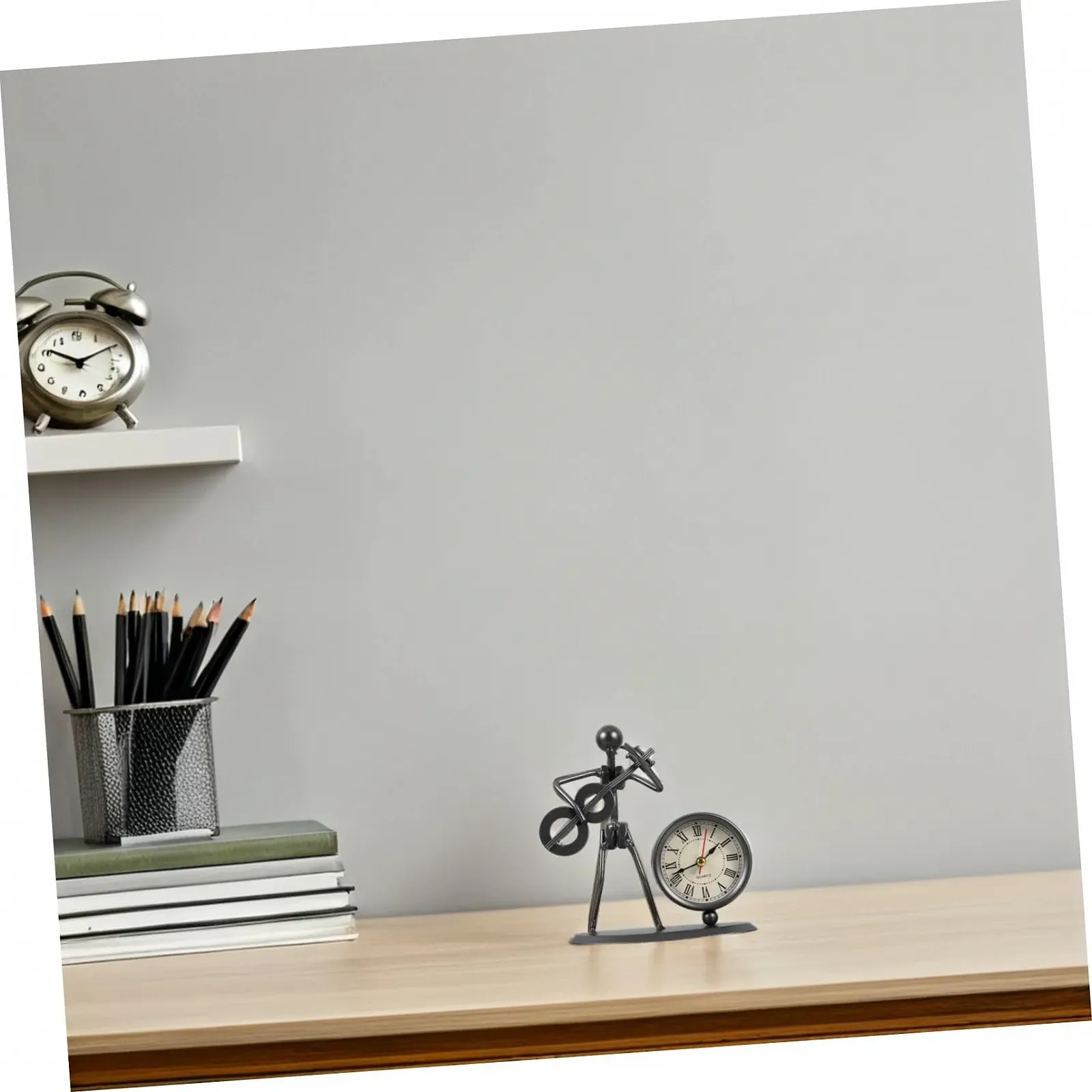 Настільний годинник MUCKLILY Вінтажний настільний Маленький, фото №6 Настільний годинник MUCKLILY Вінтажний настільний Маленький, фото №6