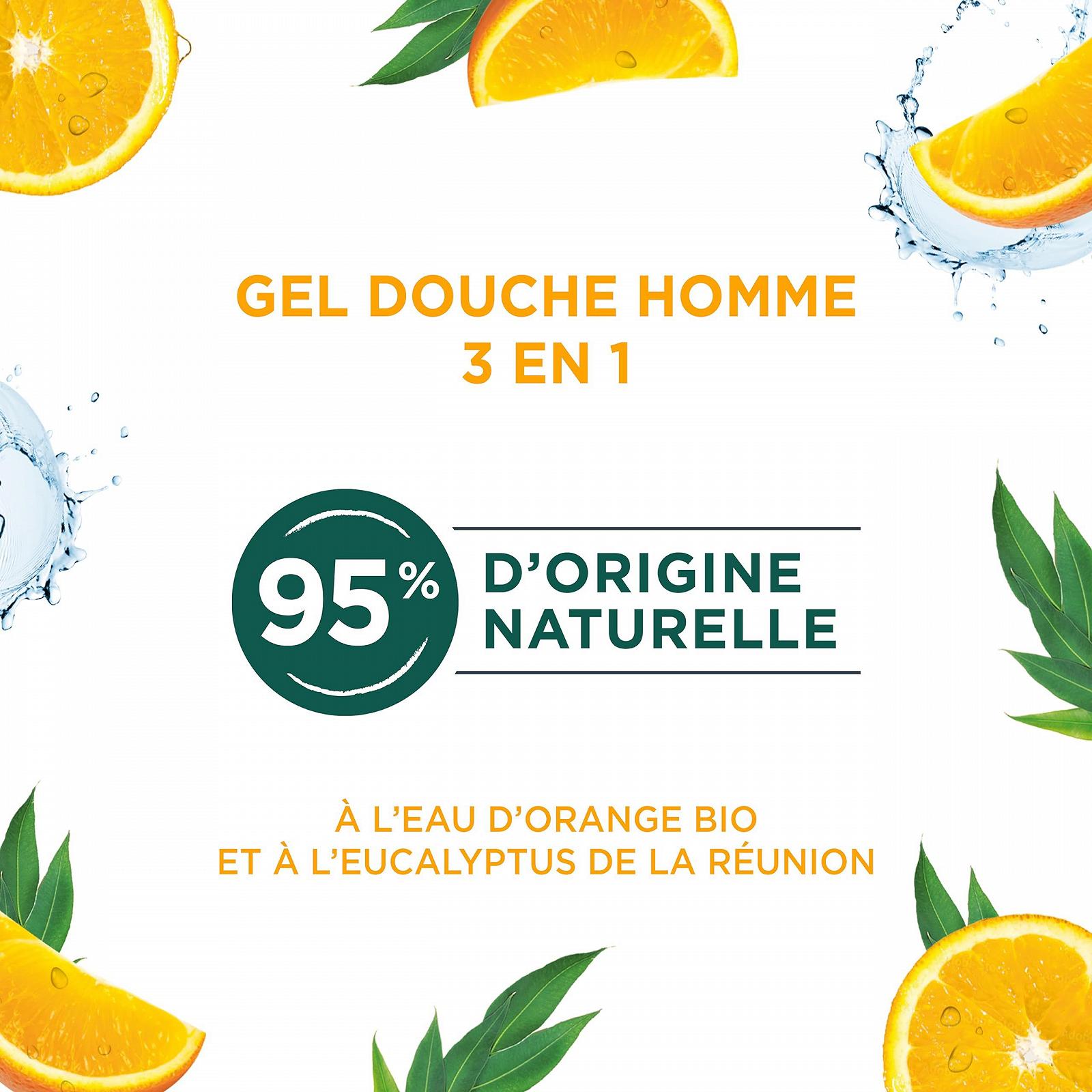 Гель для душа Naturé Moi 3-в-1 Органическая апельсиновая вода и эвкалипт 250 мл, фото №3