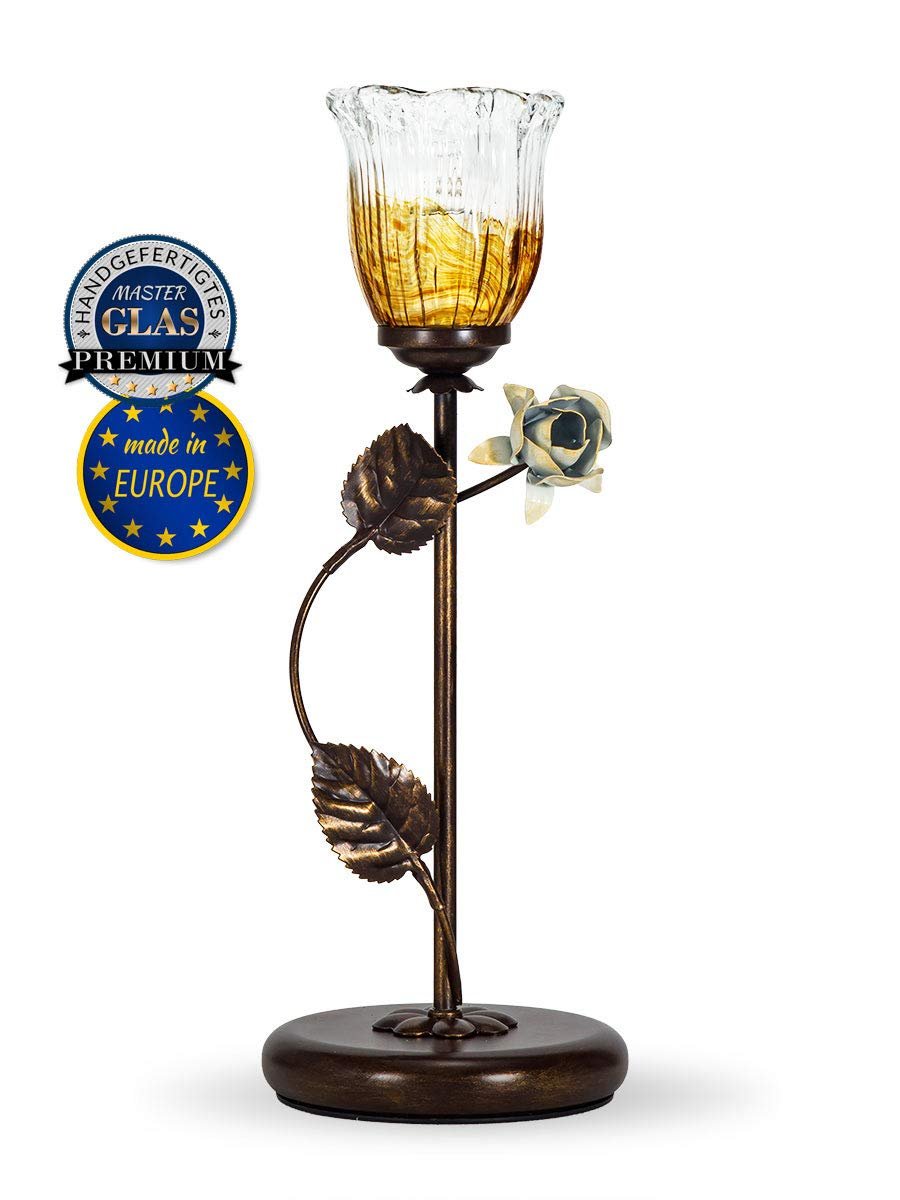 Настільна лампа 403758/1 Florentine Shabby Chic Квіти Country House 1 x E14, фото №2