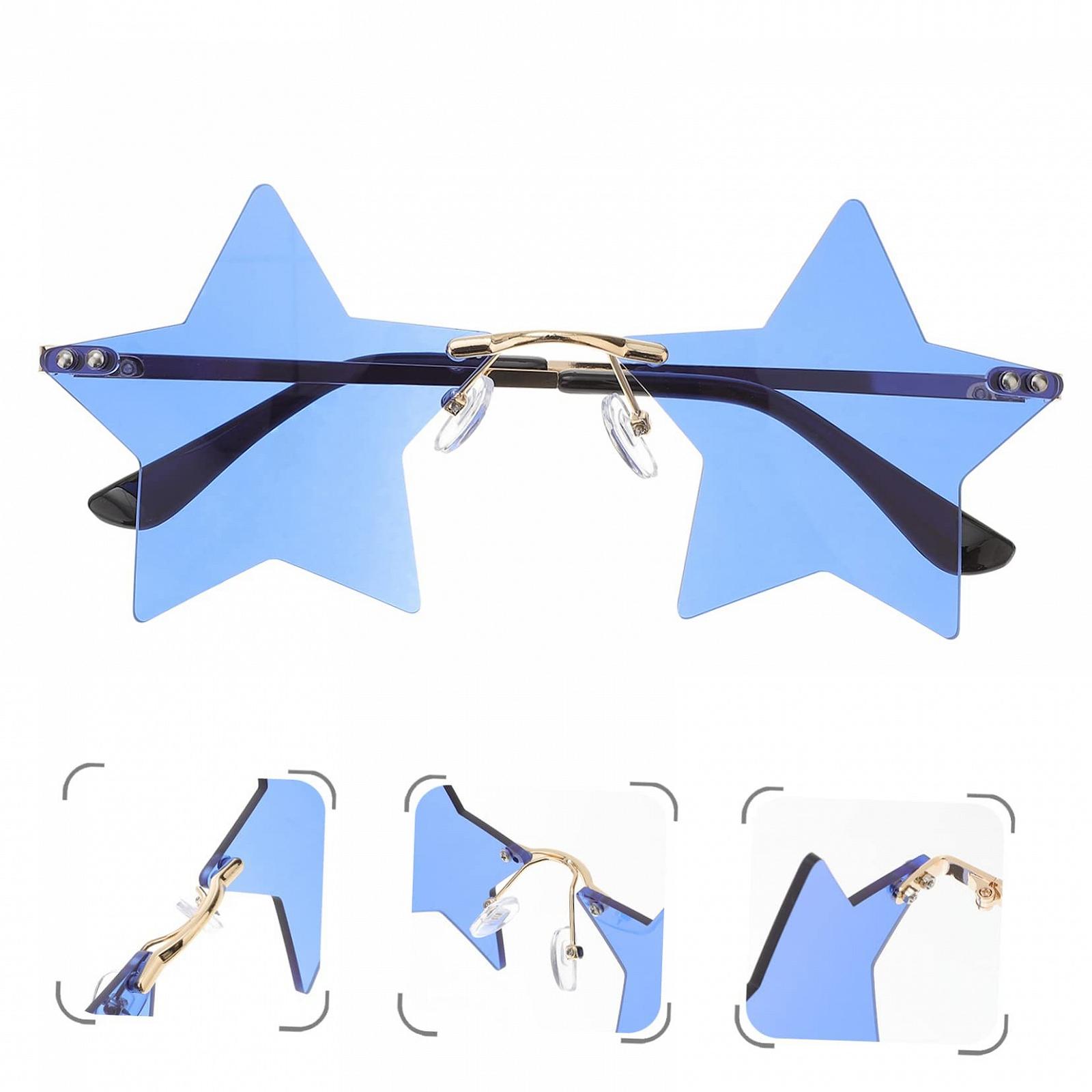 Сонцезахисні Окуляри Без Оправи COLLBATH Пентаграма, фото №5