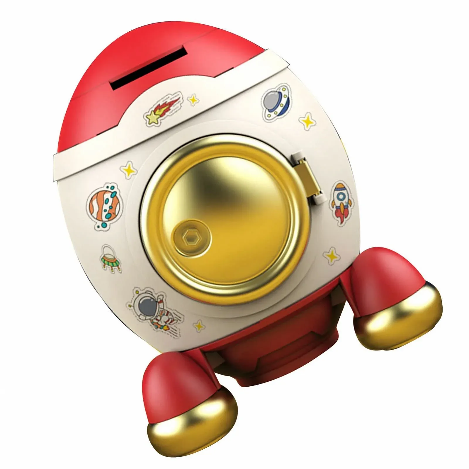 Скарбничка-ракета дитяча пластикова Сучасний декор, фото №1