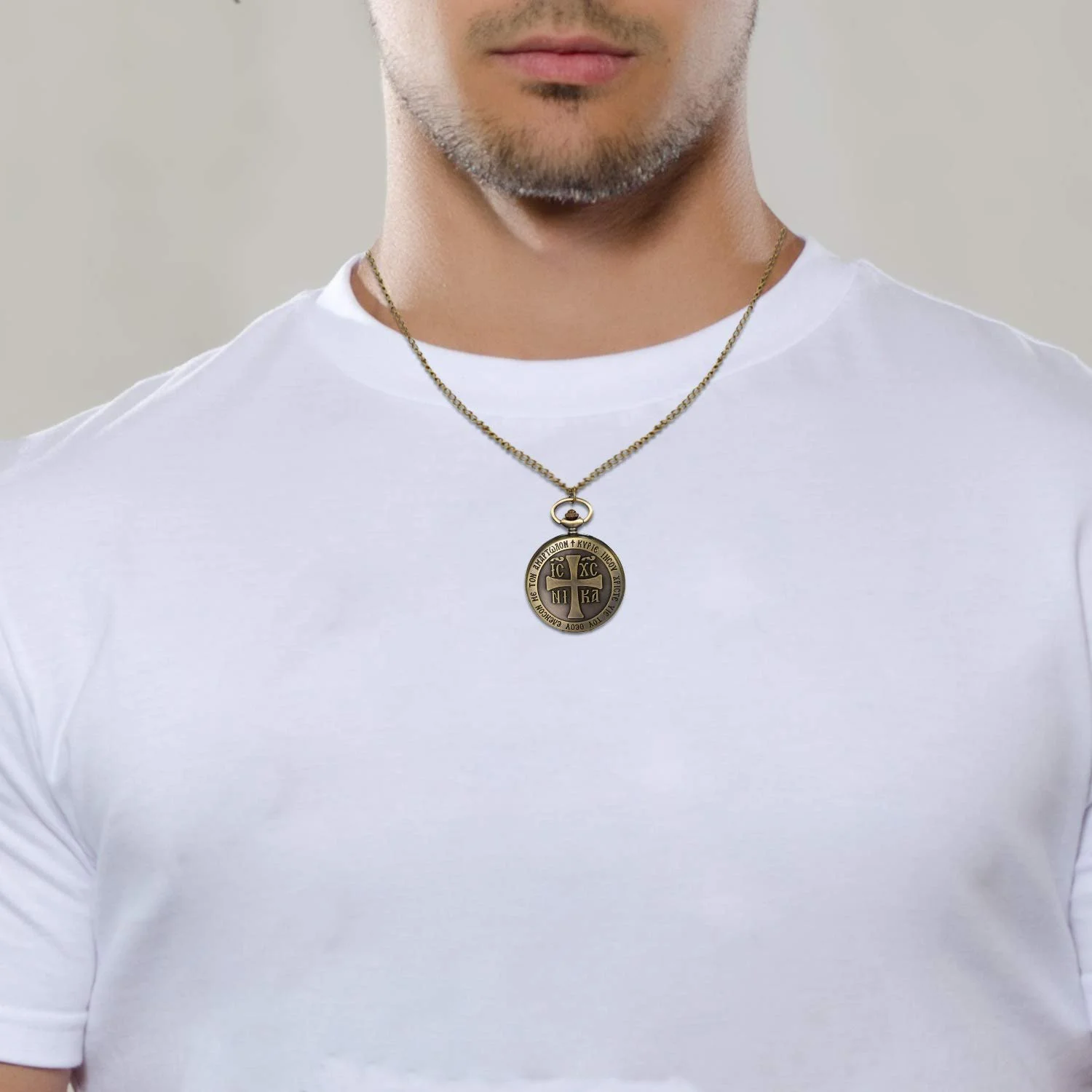 Карманные часы JewelryWe Ретро Самолет/Сова/Индеец Старик/Крест Цепочка Бронзовый, фото №6 Карманные часы JewelryWe Ретро Самолет/Сова/Индеец Старик/Крест Цепочка Бронзовый, фото №6