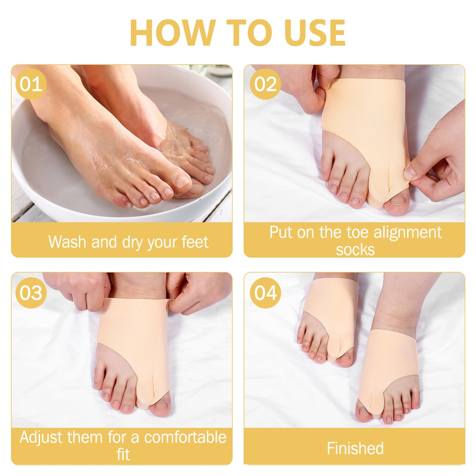 Шкарпетки Унісекс для Комфорту Ніг з Силіконовими Роздільниками для Пальців, фото №6 Шкарпетки Унісекс для Комфорту Ніг з Силіконовими Роздільниками для Пальців, фото №6