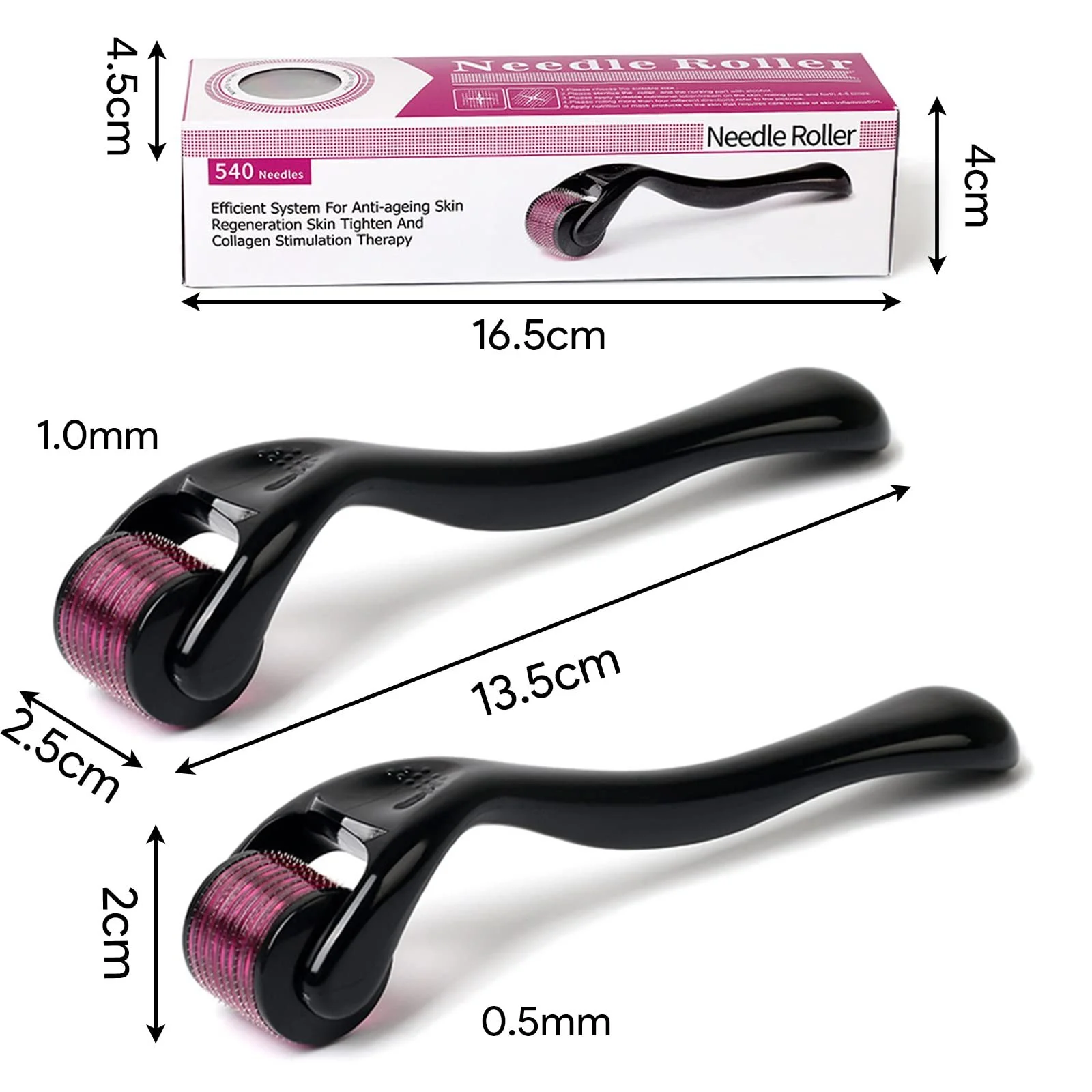 Набір з 2 Дерма ролерів для шкіри голови, фото №6