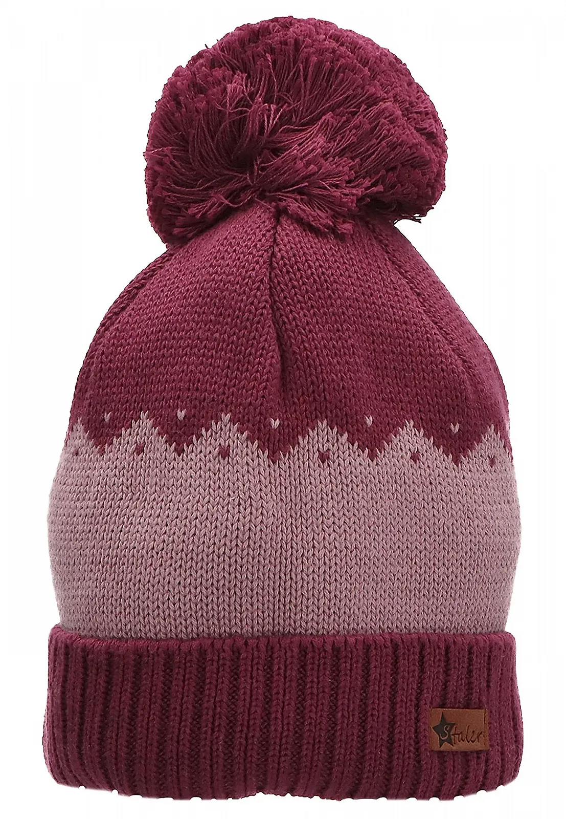 Шапка с помпоном Sterntaler для девочек GOTS, фото №1 Шапка с помпоном Sterntaler для девочек GOTS, фото №1
