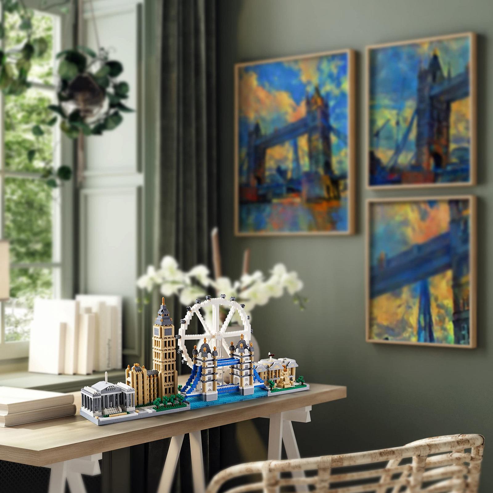 Конструктор LULUFUN Architecture London Skylines 3430 деталей, фото №7