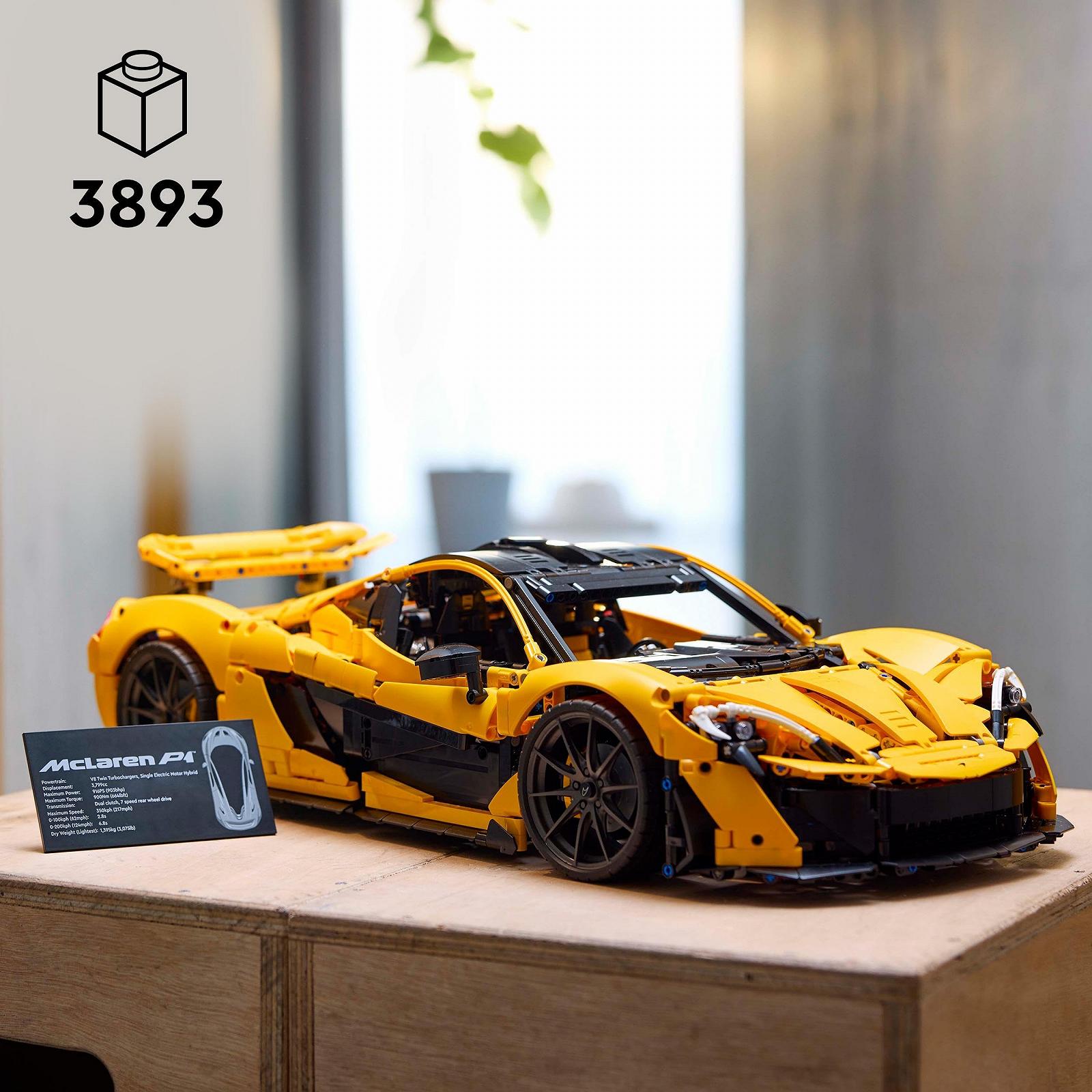 Конструктор LEGO Technic McLaren P1 Super Sports Car Set for Adults 42172, фото №2