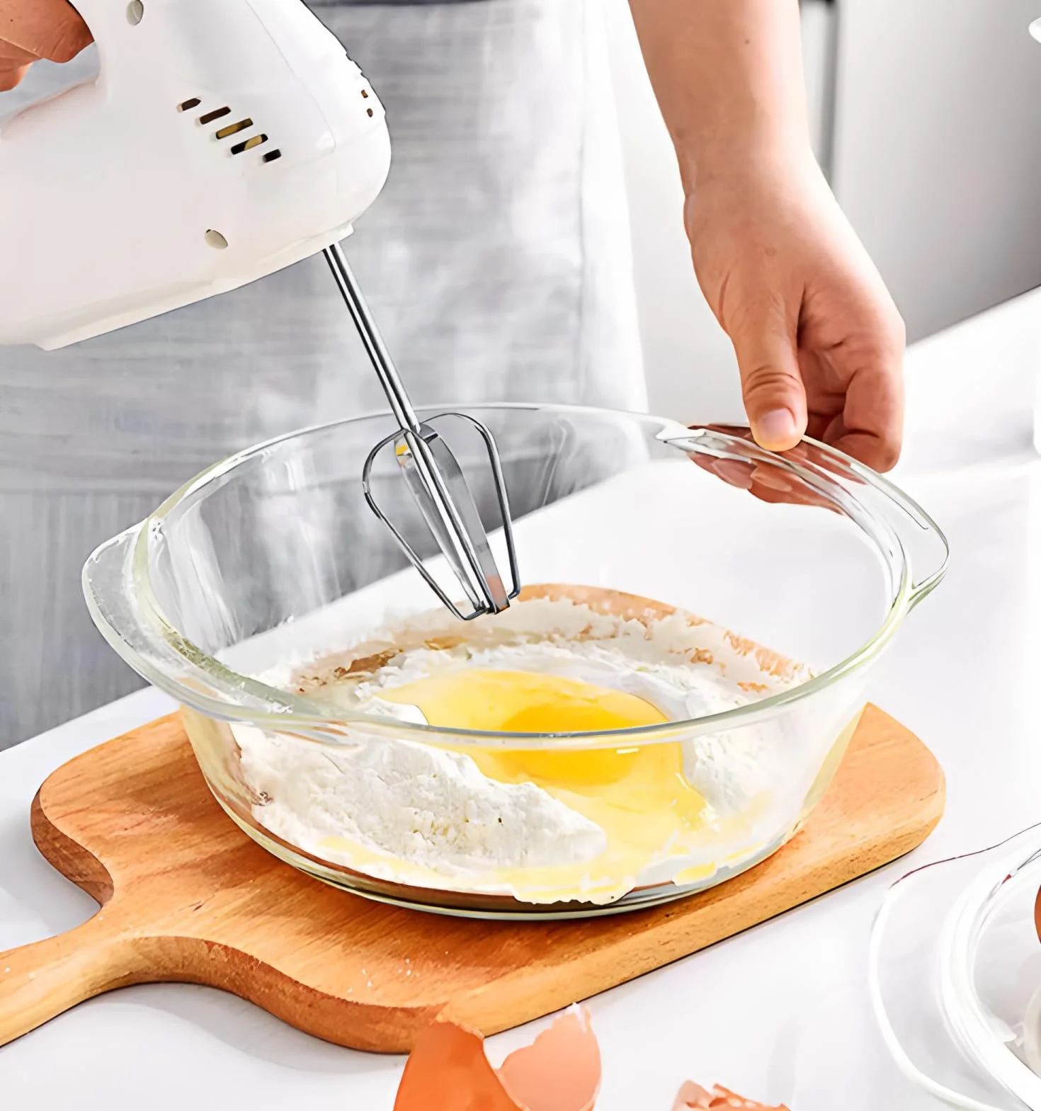 Форма для запікання кругла з кришкою 18.7 см 700 мл підходить для духовки та мікрохвильової печі, фото №6