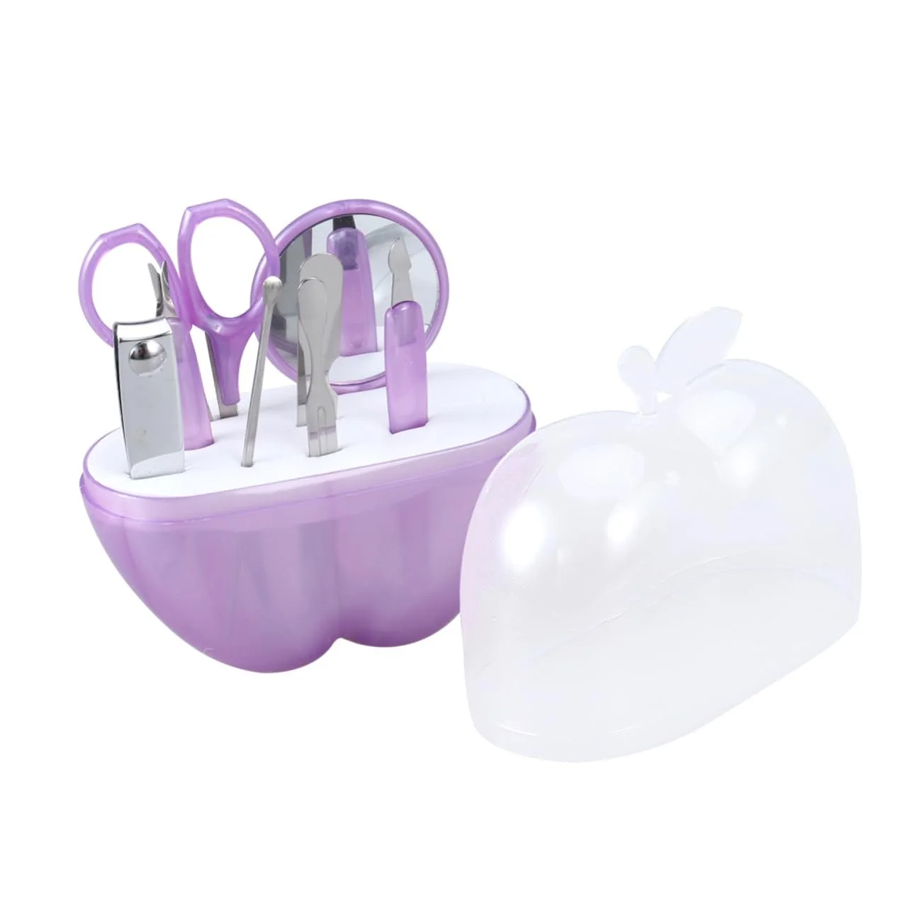 Набор маникюрных ножниц Healvian, 3 шт, Фиолетовый, фото №6