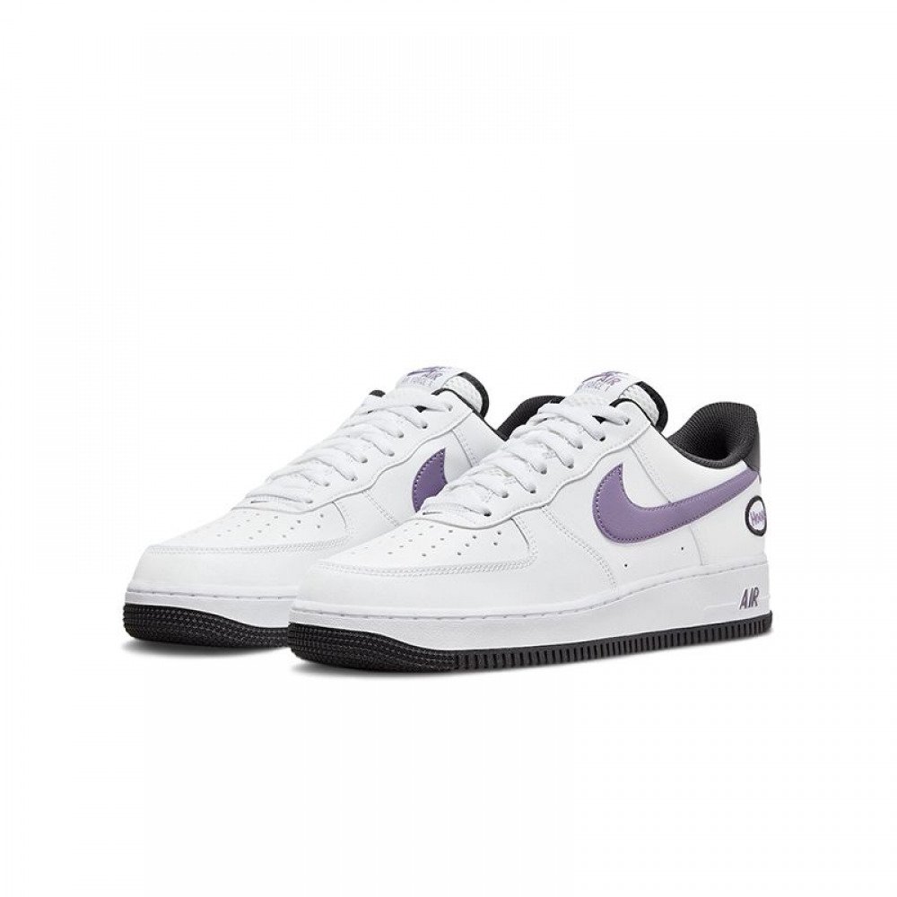 Кросівки Nike air force 1 low hoops white canyon purple 46, фото №4