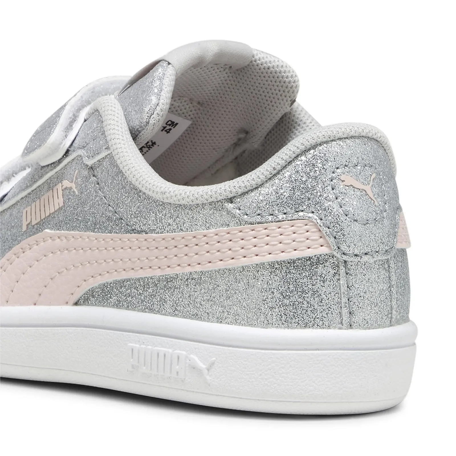 Кроссовки PUMA Smash 3.0 Glitz Glam V Inf для девочек, фото №3
