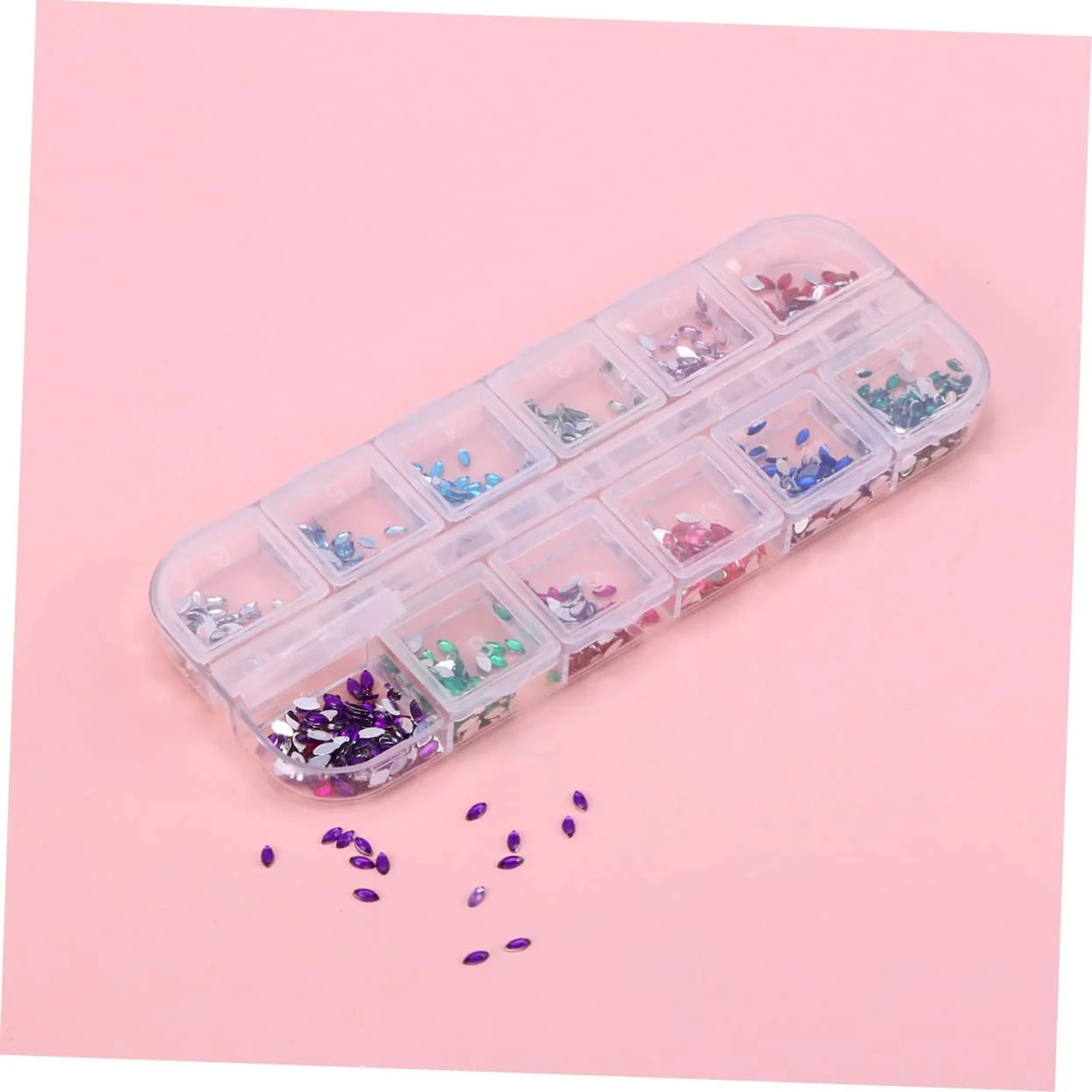 Стразы для ногтей FRCOLOR, разноцветные, для маникюра, с искусственными бриллиантами для дизайна ногтей, фото №7