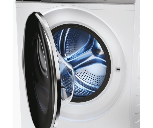 Haier Пральна машина фронтальна 9кг 1400 A 52см дисплей пара інвертор люк чорний білий, фото №9